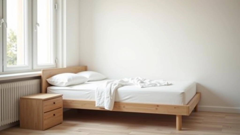 Intérieur d'un petit appartement meublé de façon minimaliste avec des meubles de qualité et des rangements intelligents