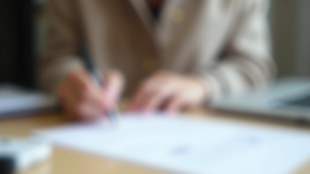 Personne remplissant un formulaire CAF pour demander l'APL allocation logement